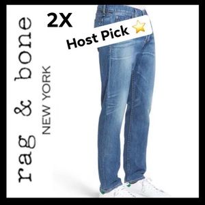 ⭐️2X HP⭐️Rag & Bone Standard Issue Slim Straight Jean